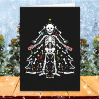 Merry Christmas Tree Skeleton
