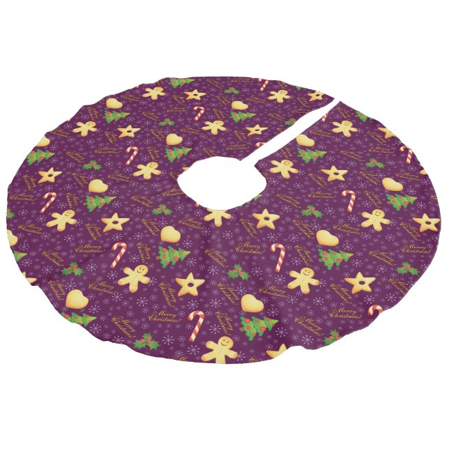 Merry Christmas Tree Skirt (Angled)