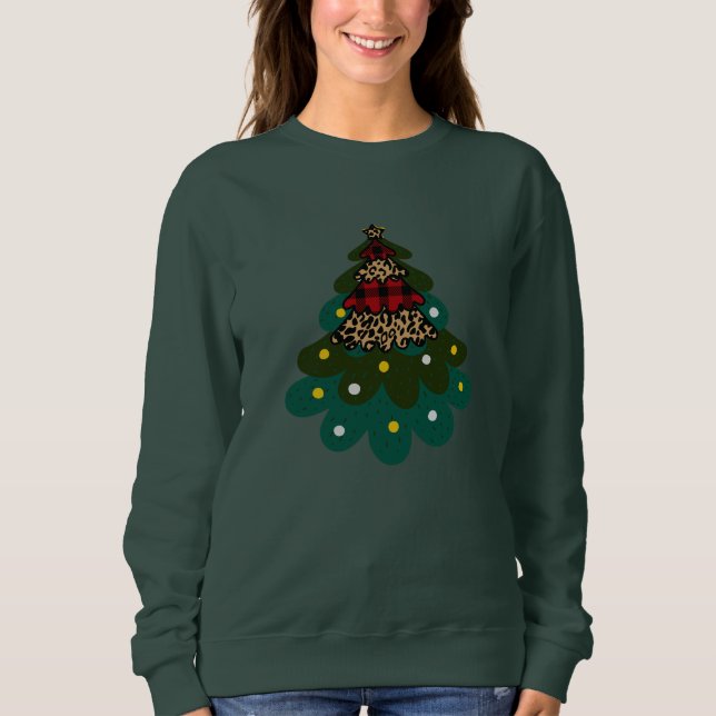 Merry Christmas Tree  Sweatshirt (Front)