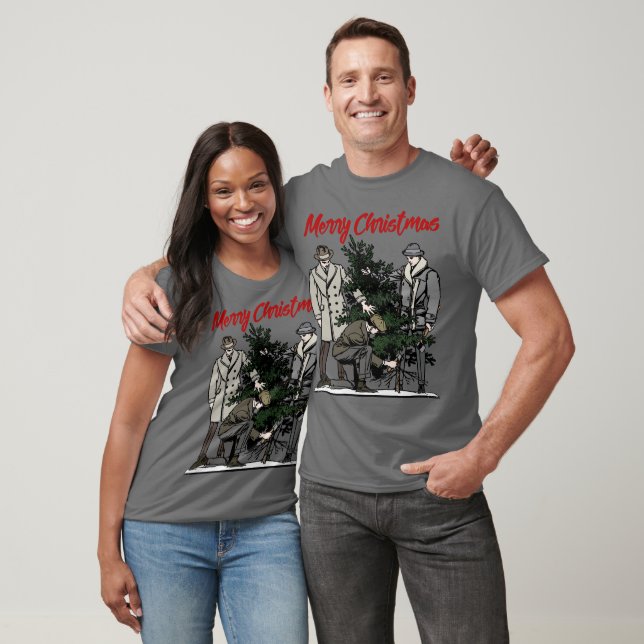 Merry Christmas Tree T-Shirt (Unisex)
