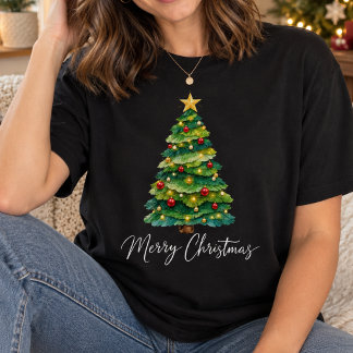 Merry Christmas Tree  T-Shirt