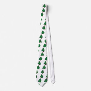 Merry Christmas Tree Tie
