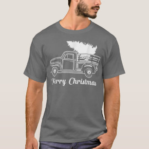 Merry Christmas Tree Xmas in July Party Truck, Fun T-Shirt