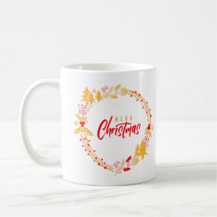 Merry Christmas Trees Coffee Mug