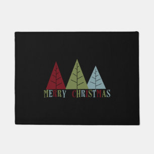 Merry Christmas Trees Doormat