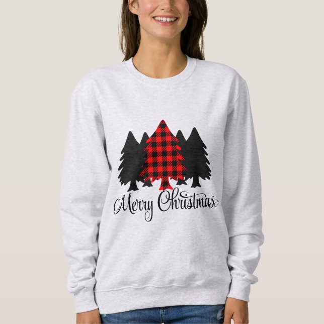 Merry Christmas Trees  Sweatshirt (Front)