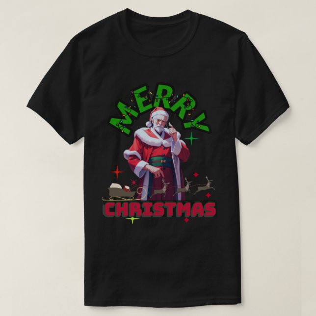 merry christmas trees T-Shirt (Design Front)