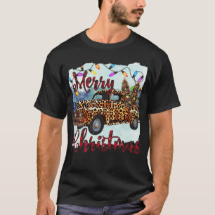 Merry Christmas Truck art lgbt T-Shirt