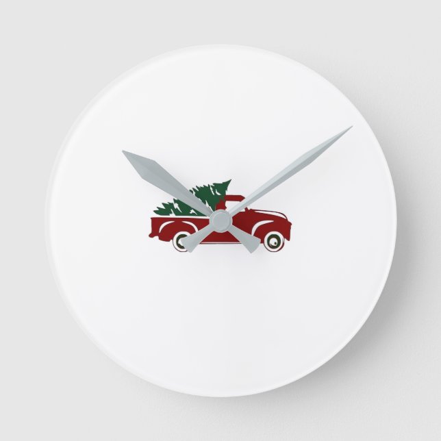 **MERRY CHRISTMAS "TRUCK STYLE"** CLOCK (Front)