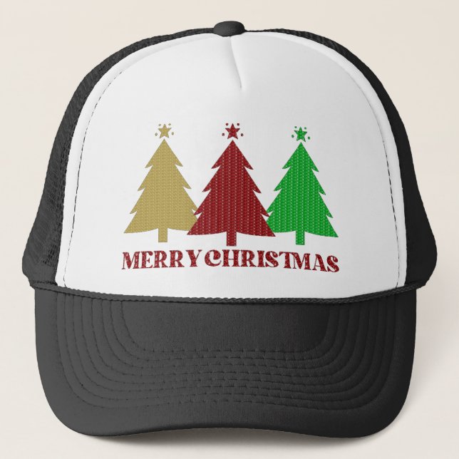 Merry Christmas Trucker Hat (Front)