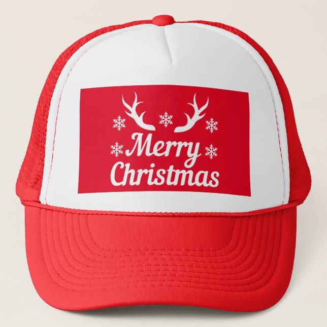 Merry Christmas  Trucker Hat (Front)