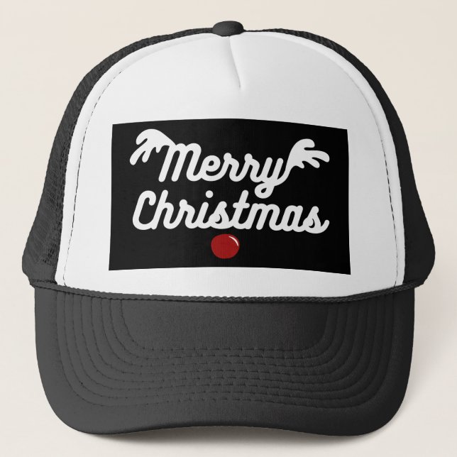 Merry Christmas Trucker Hat (Front)