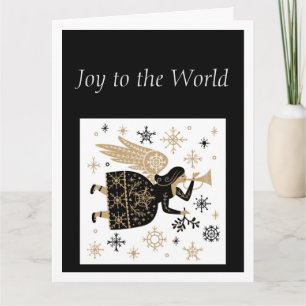 Merry Christmas True Meaning Angel Stars Art  Card