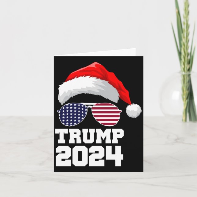 Merry Christmas Trump 2024  Card (Front)
