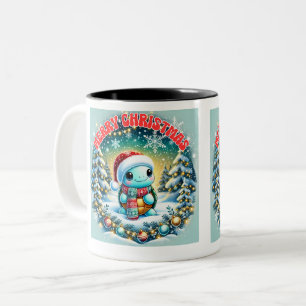Merry Christmas Turtle Greeting Mug