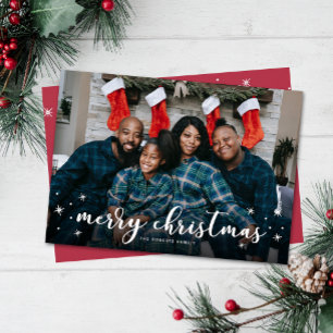 Merry Christmas Twinkle Photo Card