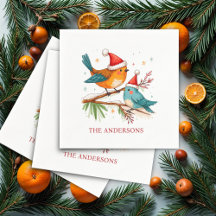 Merry Christmas Two Loving Birds Christmas Party