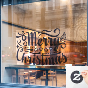 Merry Christmas Typography Lettering