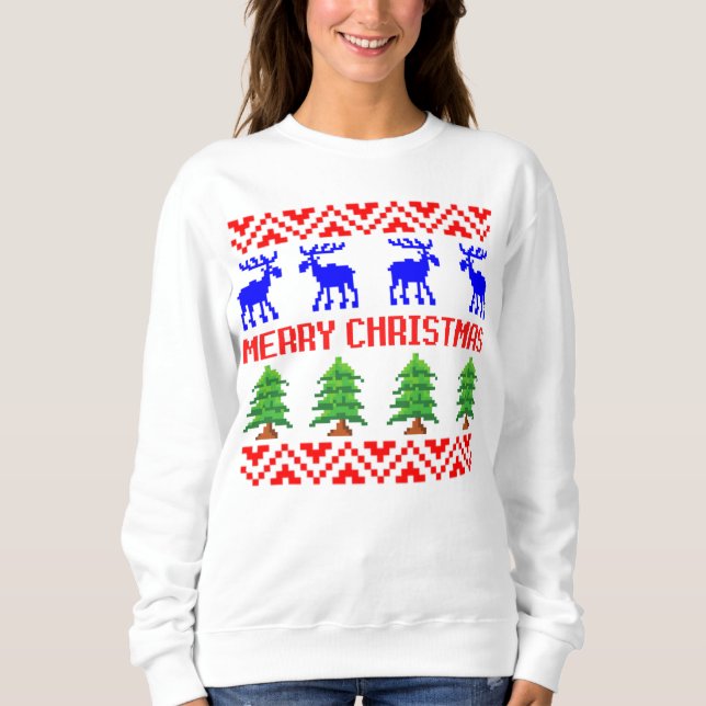 Merry Christmas Ugly Sweater (Front)