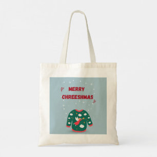Merry Christmas Ugly Sweater Angel Tote Bag