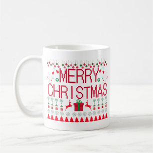 Merry Christmas Ugly Sweater Coffee Mug