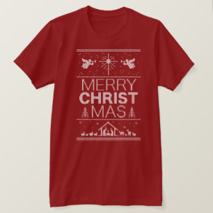 Merry CHRISTmas Ugly Sweater Religious Christian