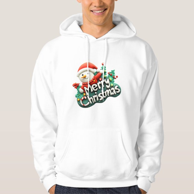 Merry Christmas Unique Hoodie (Front)