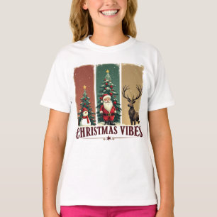 Merry Christmas Vibes Only Xmas T-Shirt