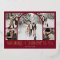 Merry Christmas Vintage Arch Photo Collage Red