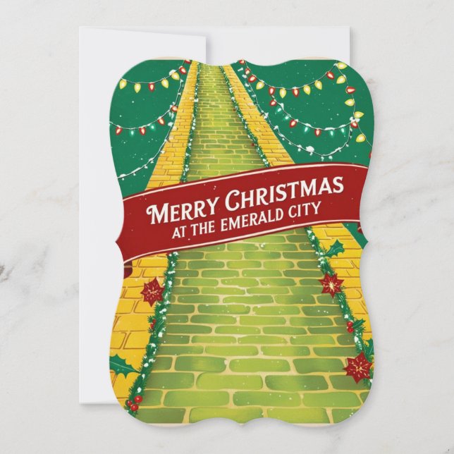 Merry Christmas Vintage Emerald City  (Front)