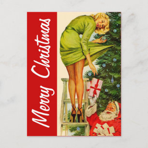 Merry Christmas Vintage Postcard