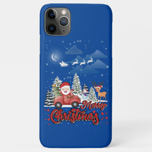 Merry Christmas Vintage Red Santa Truck Gifts Case-Mate iPhone Case