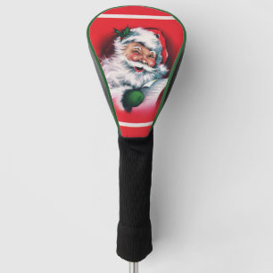 Merry Christmas,vintage,retro,Santa claus,happy Sa Golf Head Cover