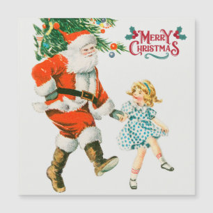 Merry Christmas vintage santa Holiday
