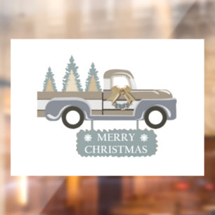Merry Christmas Vintage Truck