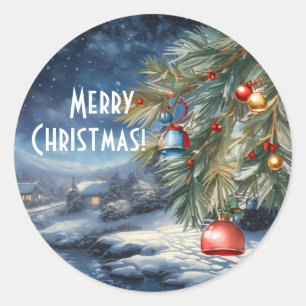 Merry Christmas Vinyl Sticker
