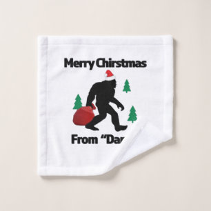 Merry Christmas Wash Cloth