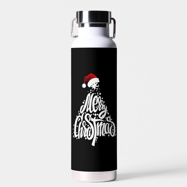 Merry Christmas                              Water Bottle (Front)