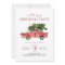 Merry Christmas | Watercolor Red Car Holiday Party