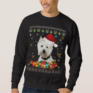 Merry Christmas West Highland White Terriers Dog S Sweatshirt