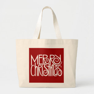 Merry Christmas White Bag