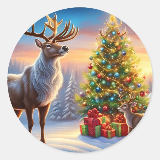 Merry Christmas window stickers (Front)