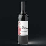 Merry Christmas, Winter Berries Wine Label<br><div class="desc">Product Name: "Yuletide Cheers: Merry Christmas Winter Berries Wine Label" Product Description: Add a festive touch to your holiday celebrations with the "Yuletide Cheers: Merry Christmas Winter Berries Wine Label." These customisable wine labels are not just decorative; they're a delightful way to infuse the spirit of the season into your...</div>
