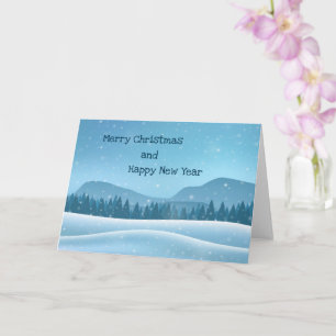 Merry Christmas Winter Card