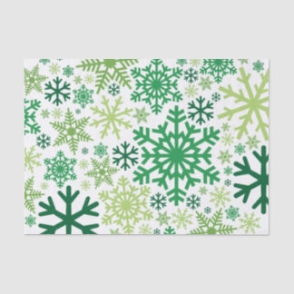 Merry Christmas Winter Snowflake Pattern Tissue Paper