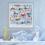 Merry Christmas Winter Wonderland Family Keepsake Jigsaw Puzzle<br><div class="desc">Step into a winter dreamscape with our Winter Wonderland Personalised Square Jigsaw Puzzle – a delightful addition to your family traditions and the perfect canvas for crafting enduring memories. This intricately crafted square puzzle showcases a charming scene of people gracefully ice skating amidst a magical winter setting, illuminated by the...</div>