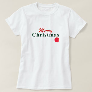 "Merry Christmas" Wish and Hanging Ornament T-Shirt