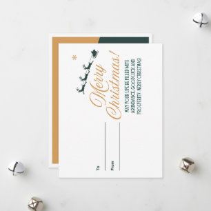 Merry Christmas wishes Holiday Card