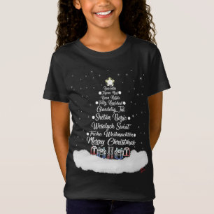 merry christmas wishes in different languages xmas T-Shirt