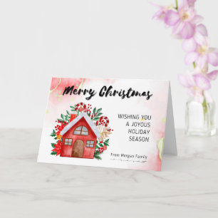 Merry Christmas Wishing you a Joyous Card